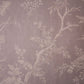 cashmere fabric in light purple with floral pattern