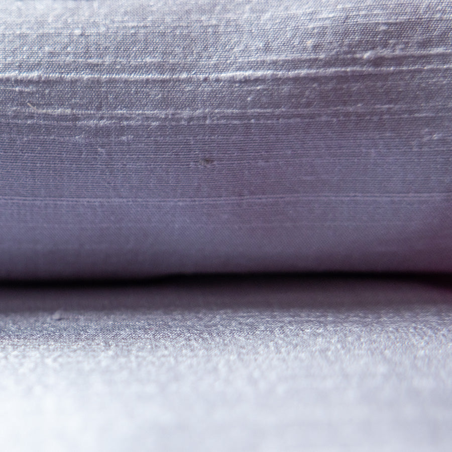 Soft lilac colour silk fabric.