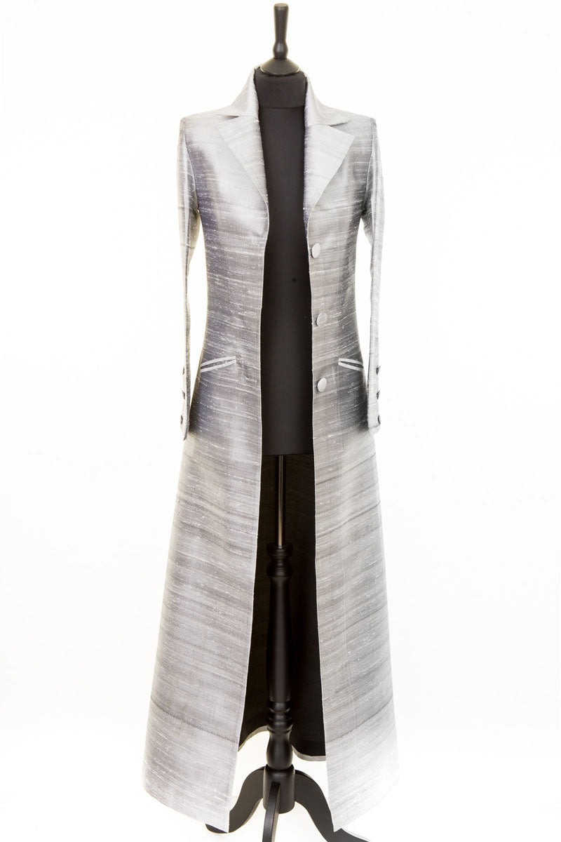 Aquila Coat in Silver – Shibumi
