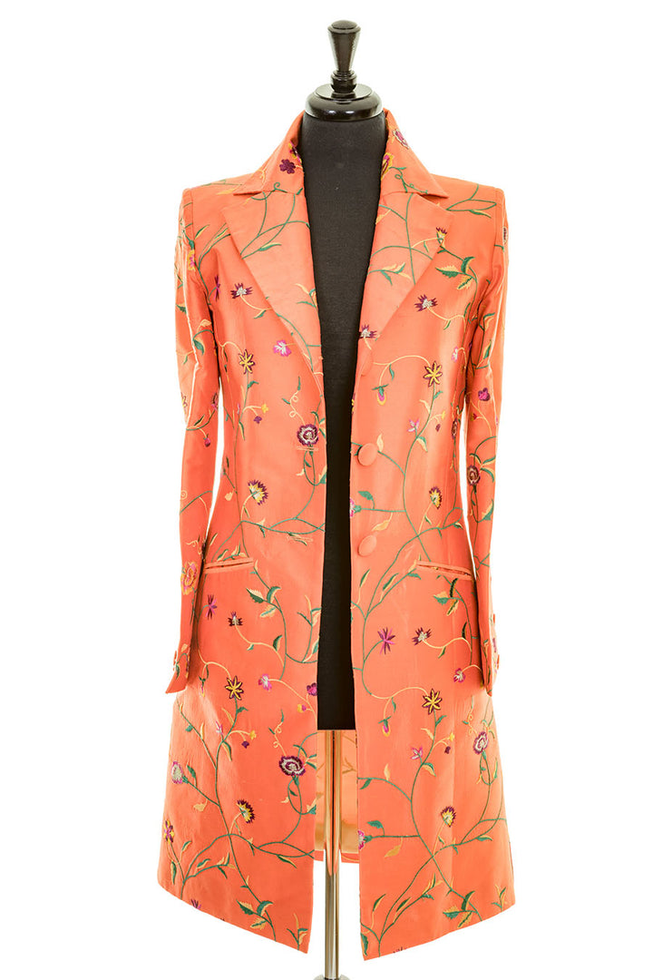 Grace Coat in Atomic Coral