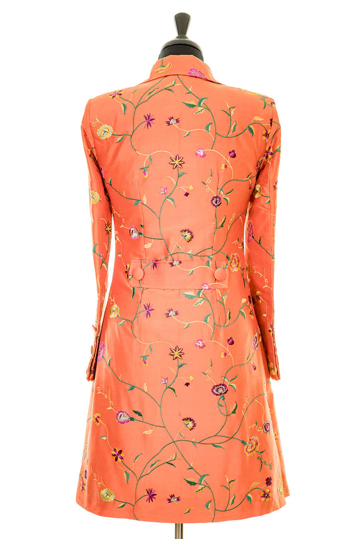 Grace Coat in Atomic Coral