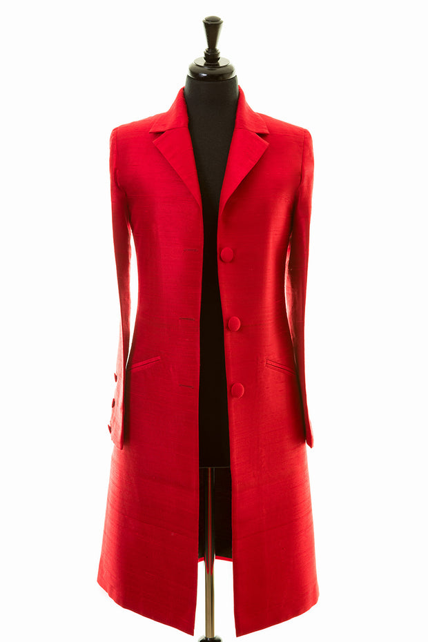 Grace Coat in Scarlet