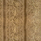 Gold embroidered fabric sample