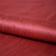 raw silk fabric in dusky red