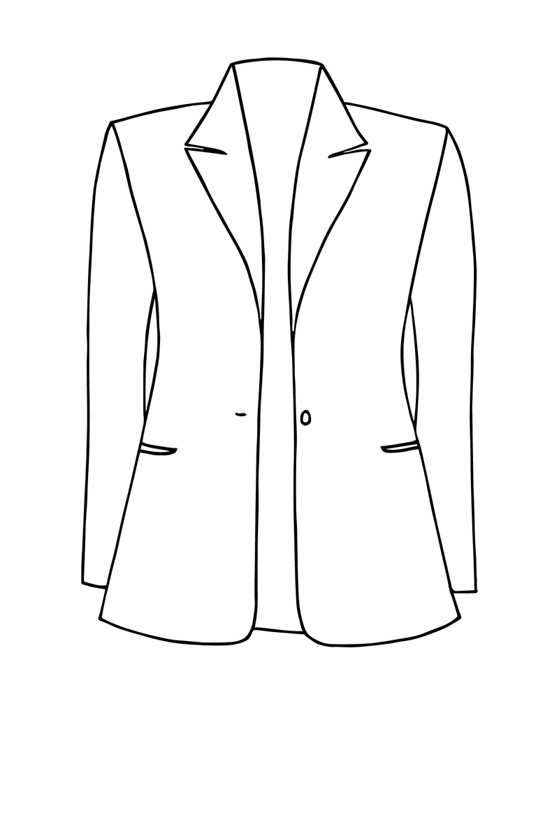 ‘Cara’ cut out shoulder blazer pink