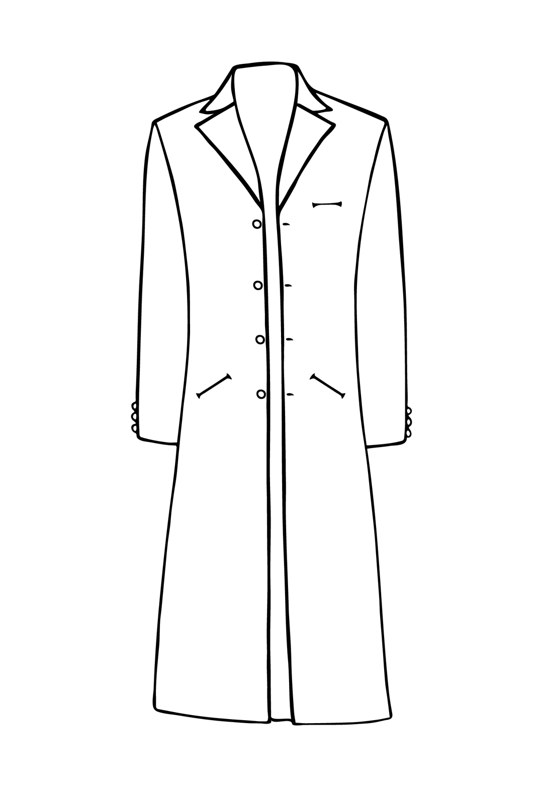 Blue coat for men. Silk fabric handmade coat.