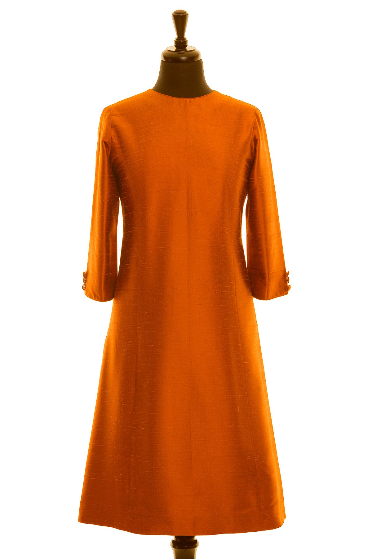 burnt orange shift dress The Briar Burnt Orange V-neck Shift Dress Large