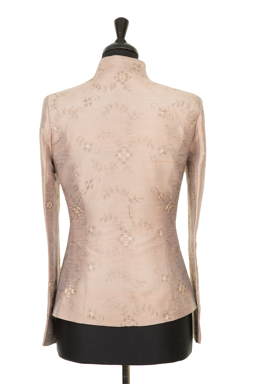 Smart wedding jacket in pink for women.