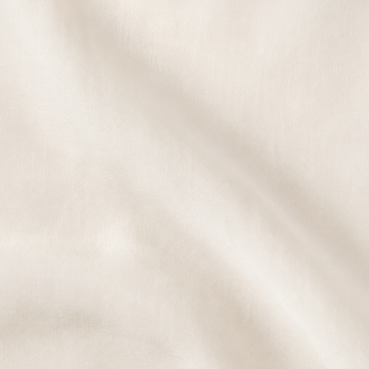 Silk Palazzo Pants in Ivory