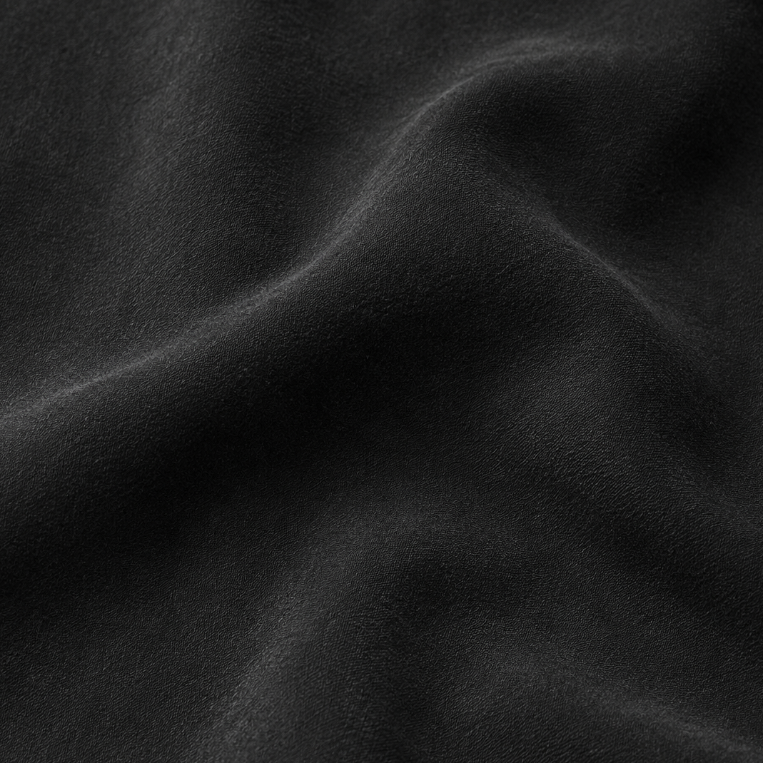 Silk Palazzo Pants in Noir