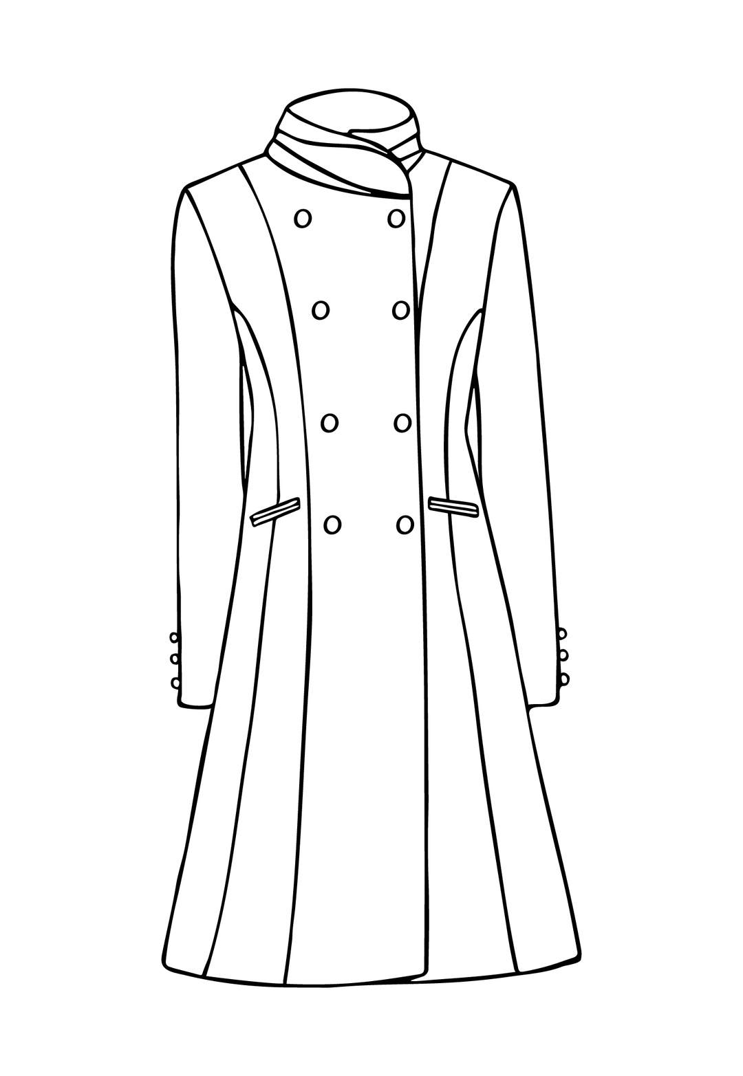 Delphine Coat in Moss Pewter - Sale