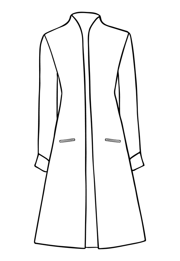 Lyra Coat in Mode