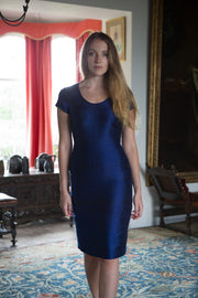 Vera Dress in Midnight Blue