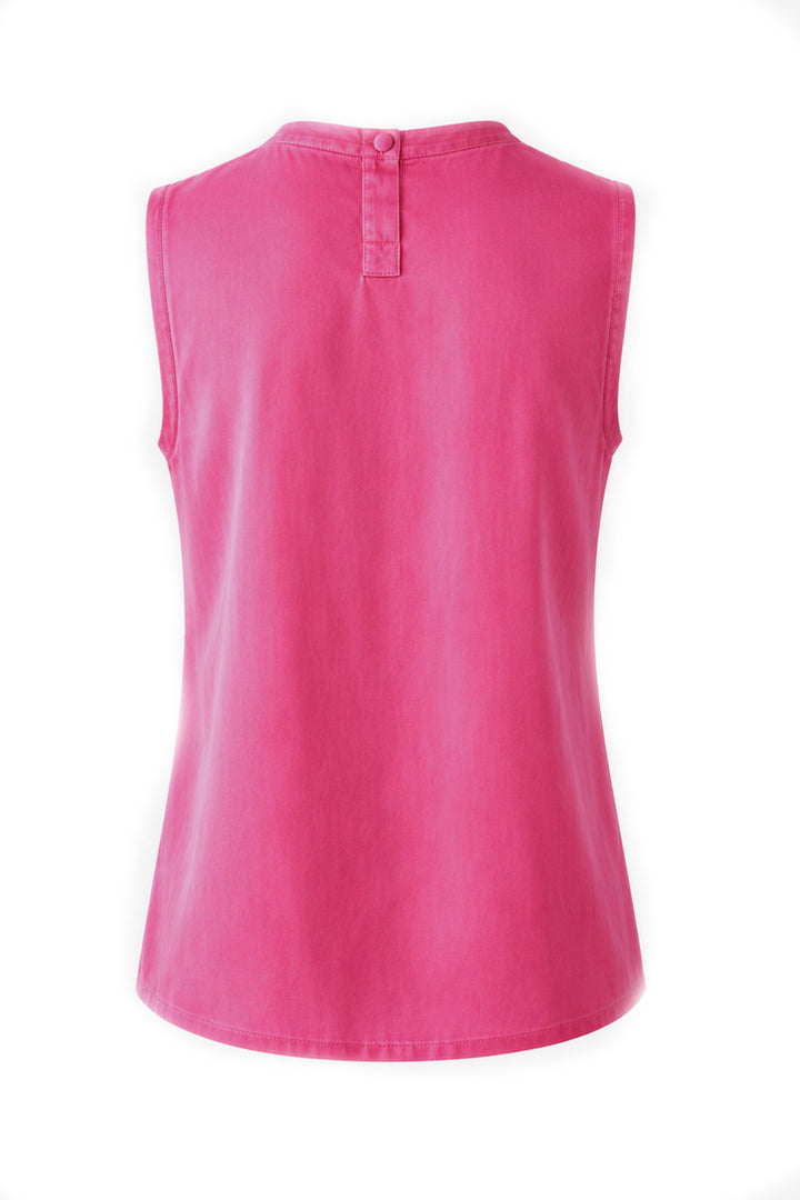 Willow Silk Top in Candy Pink