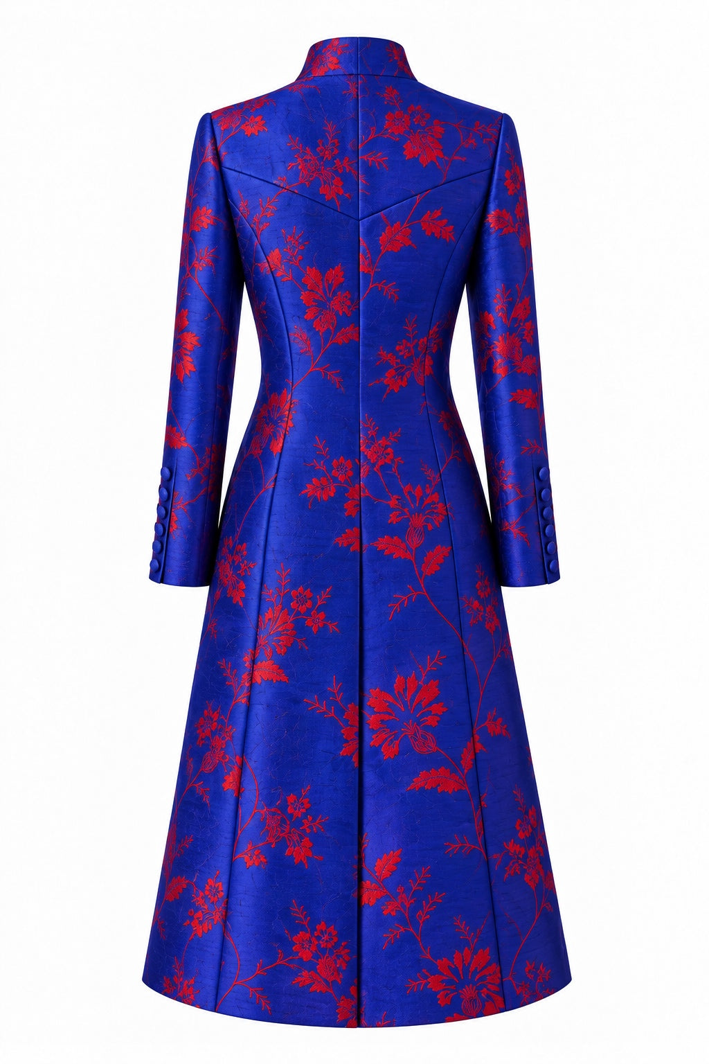 The Liberty Silk Coat in French Cobalt