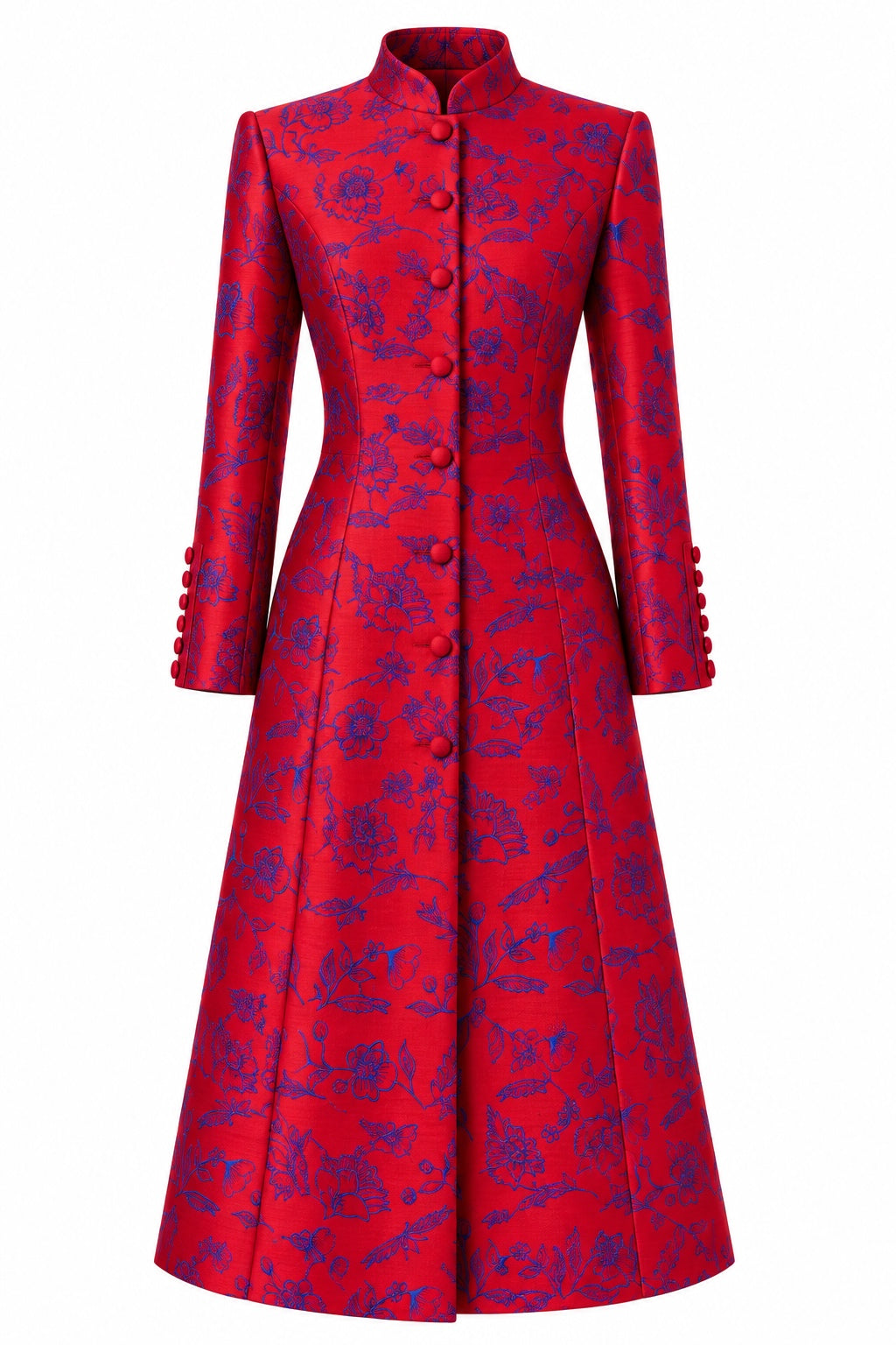 The Liberty Silk Coat in Mode