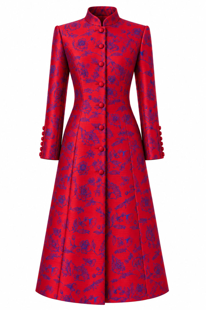 The Liberty Silk Coat in Mode
