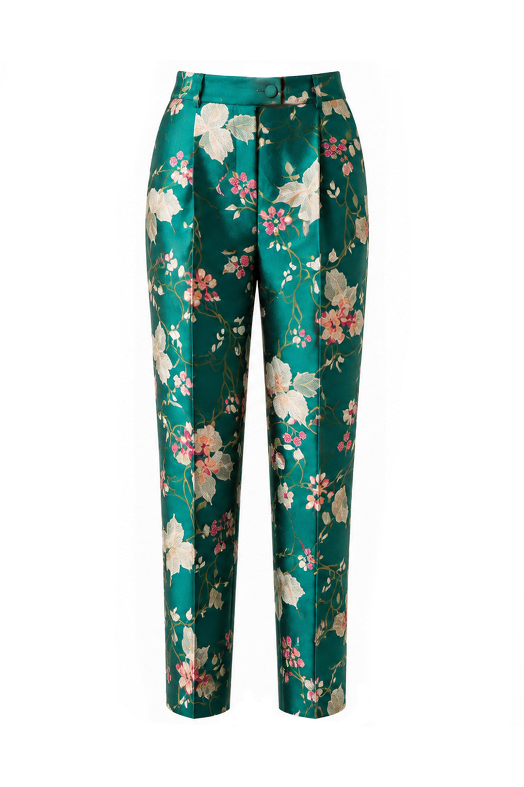 Atelier Silk Trousers in Magnificent Teal