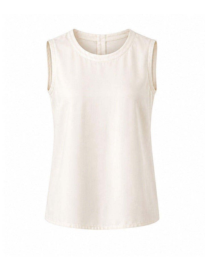 Willow Silk Top in Ivory