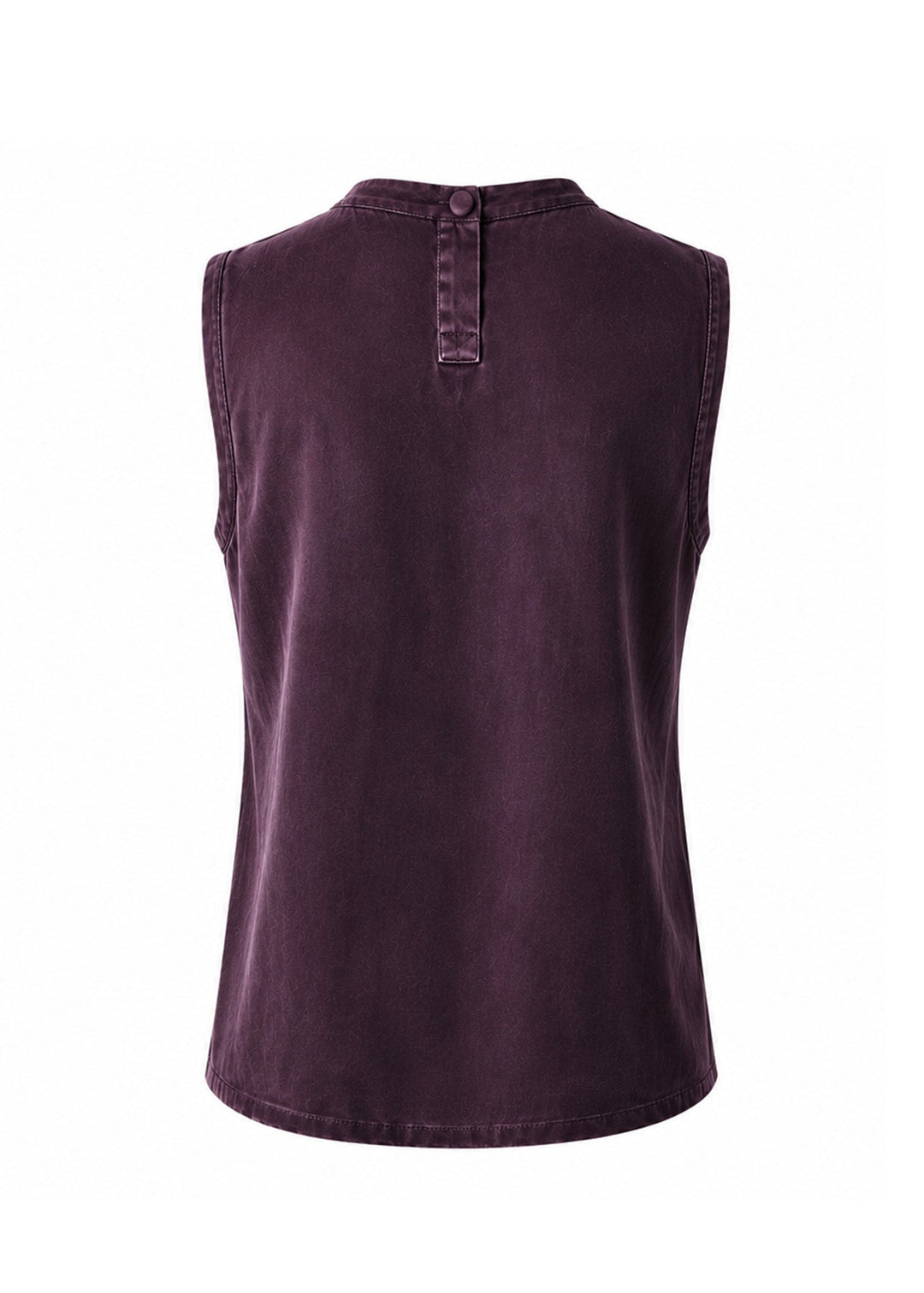 Willow Silk Top in Aubergine