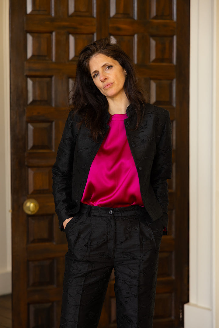 Phoenix Jacket in Ottoman Black