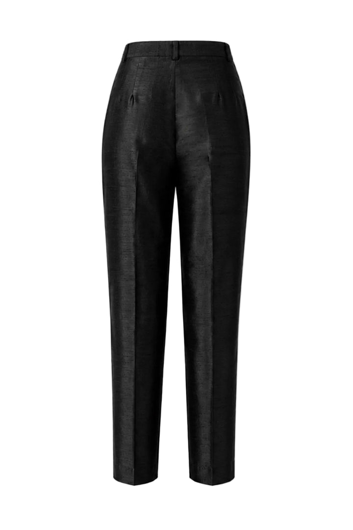 Atelier Silk Trousers in Liquorice