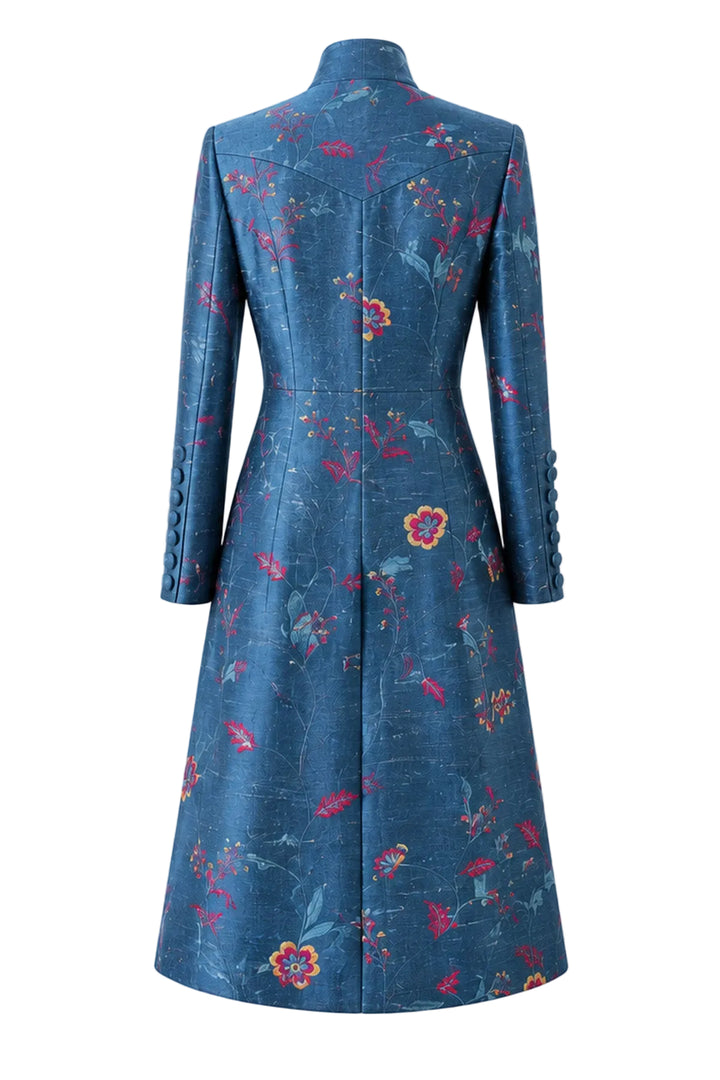 The Liberty Silk Coat in Vivid