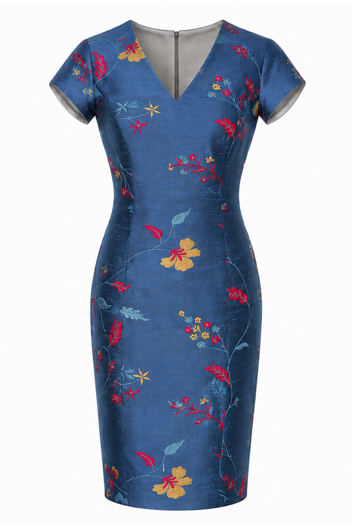 Marilyn Dress in Vivid