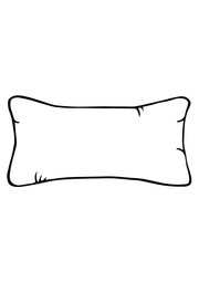 Rectangular Bolster Silk Cushion in Burnt Umber