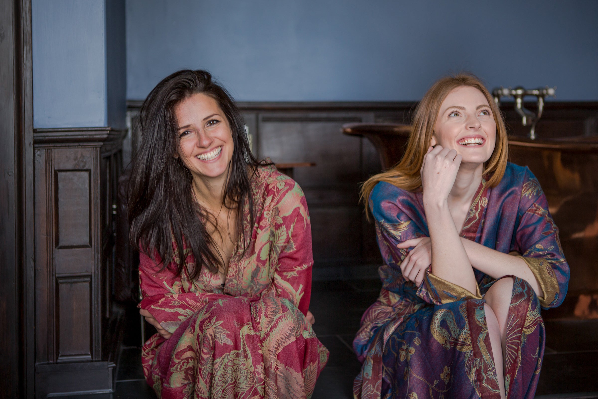Shibumi Reversible Cashmere Dressing Gowns