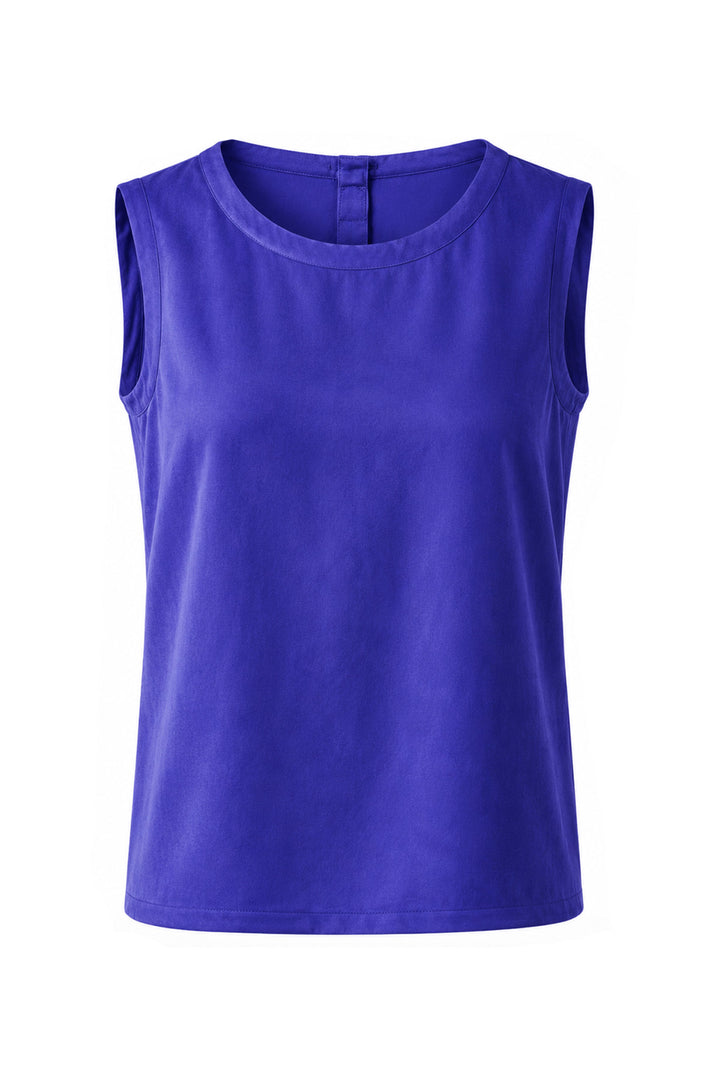 Silk Willow Top in Cobalt Blue