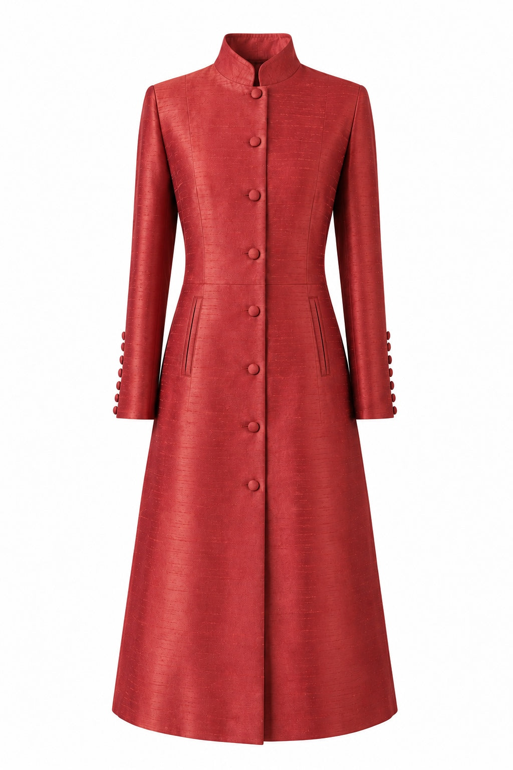 The Liberty Silk Coat in Dusk