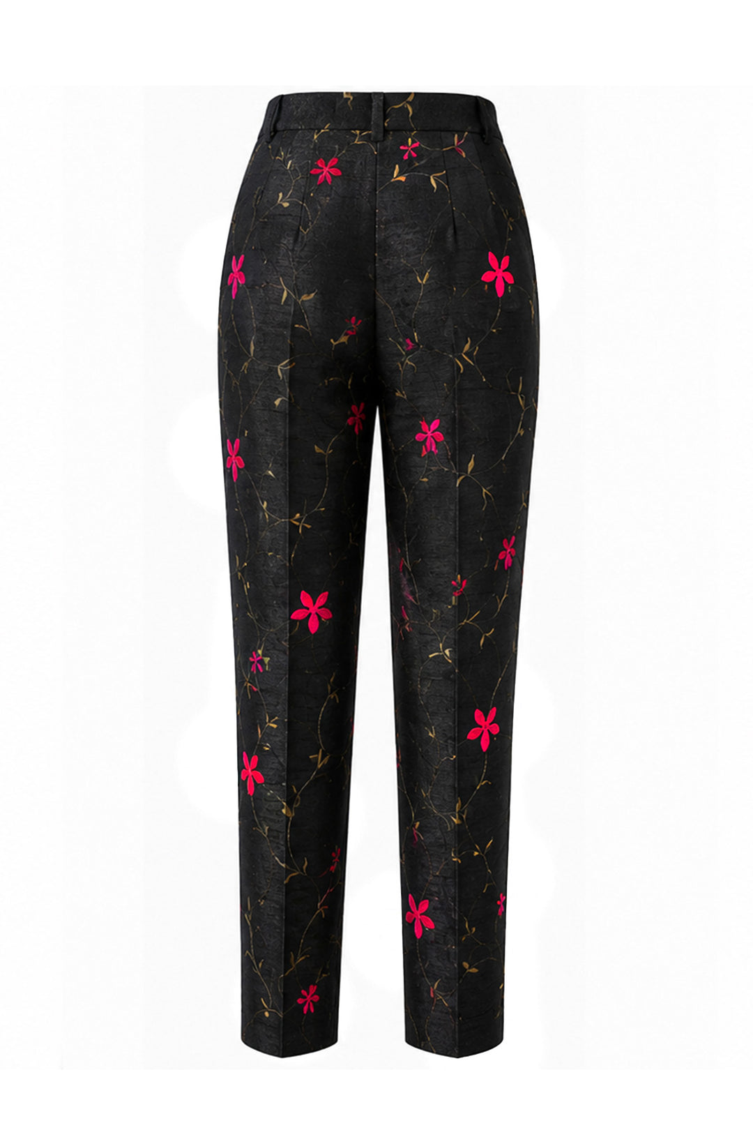 Atelier Silk Trousers in Zardozi Black