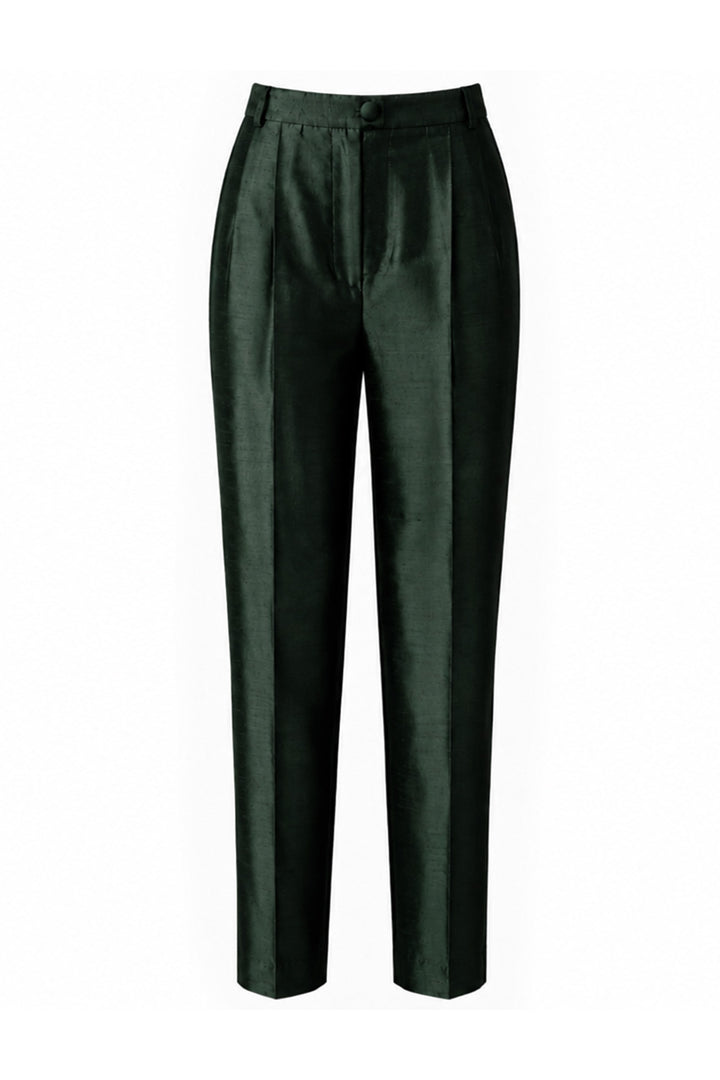 Atelier Silk Trousers in Raw Mineral