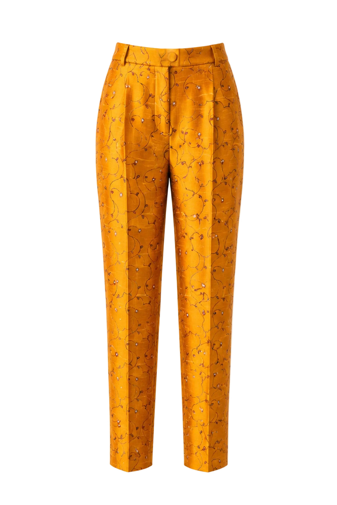 Atelier Silk Trousers in Jumoke Sun