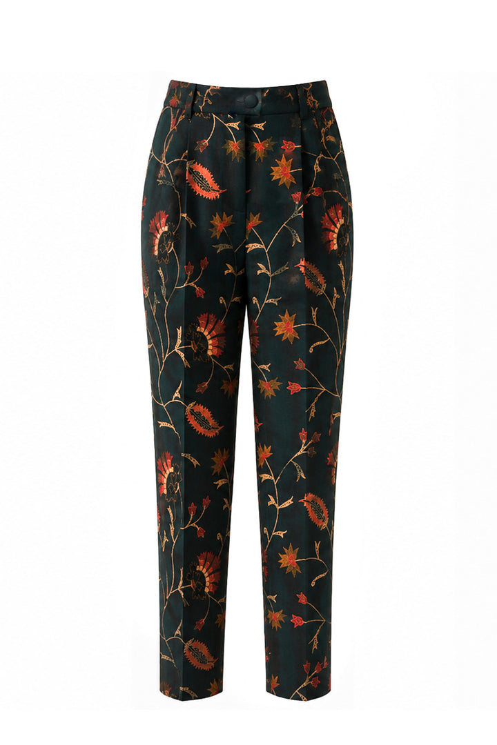 Atelier Silk Trousers in Mineral