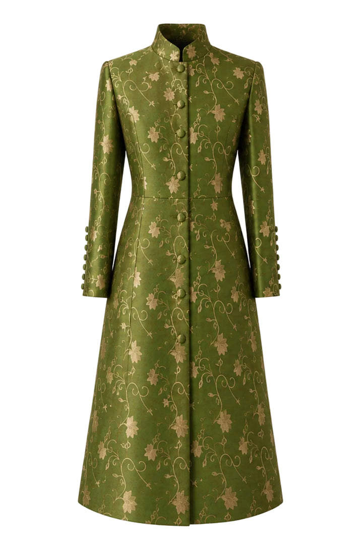 The Liberty Silk Coat in Avalon