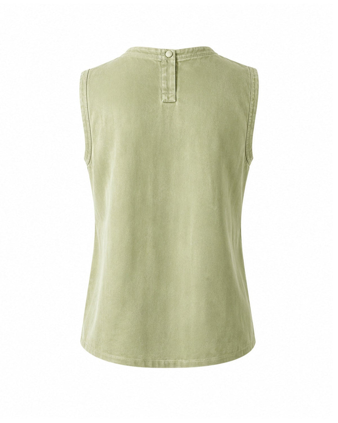 Willow Silk Top in Sage Green