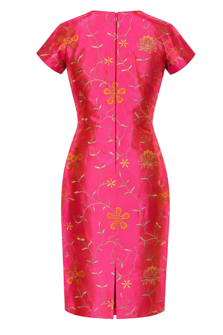 Marilyn Dress in Schiaparelli Pink