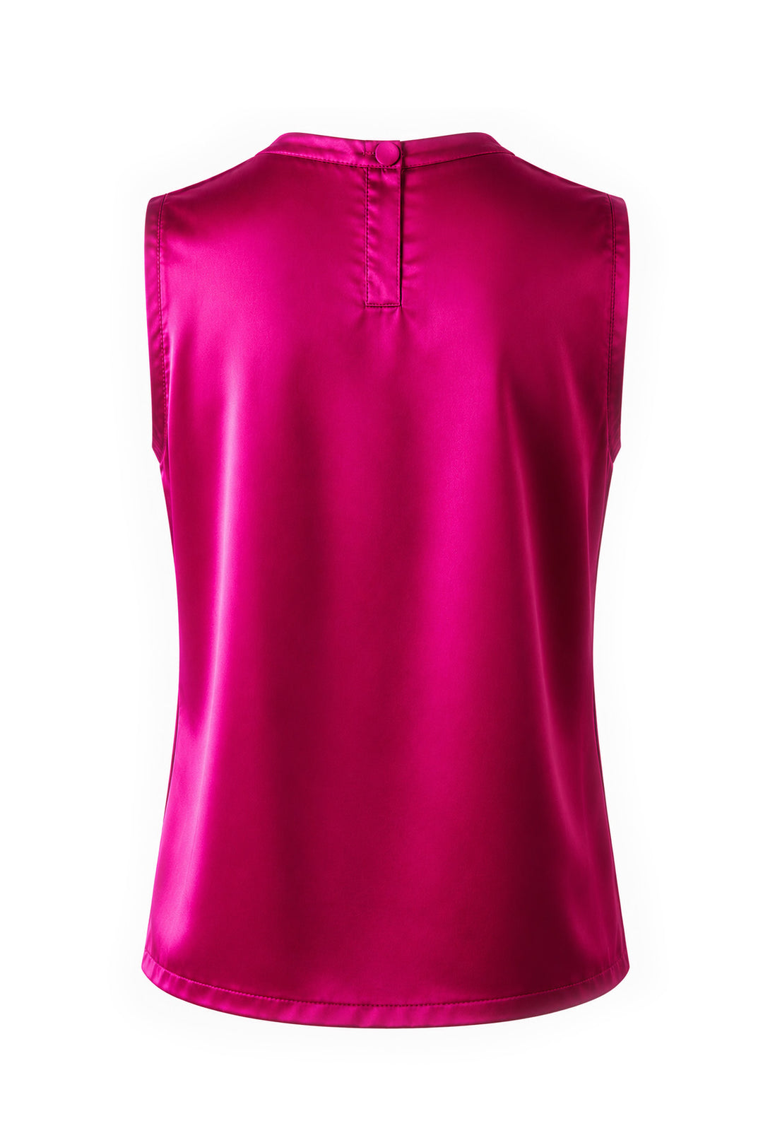 Willow Silk Top in Electric Pink