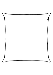 Large Silk Cushion in Burnt Umber