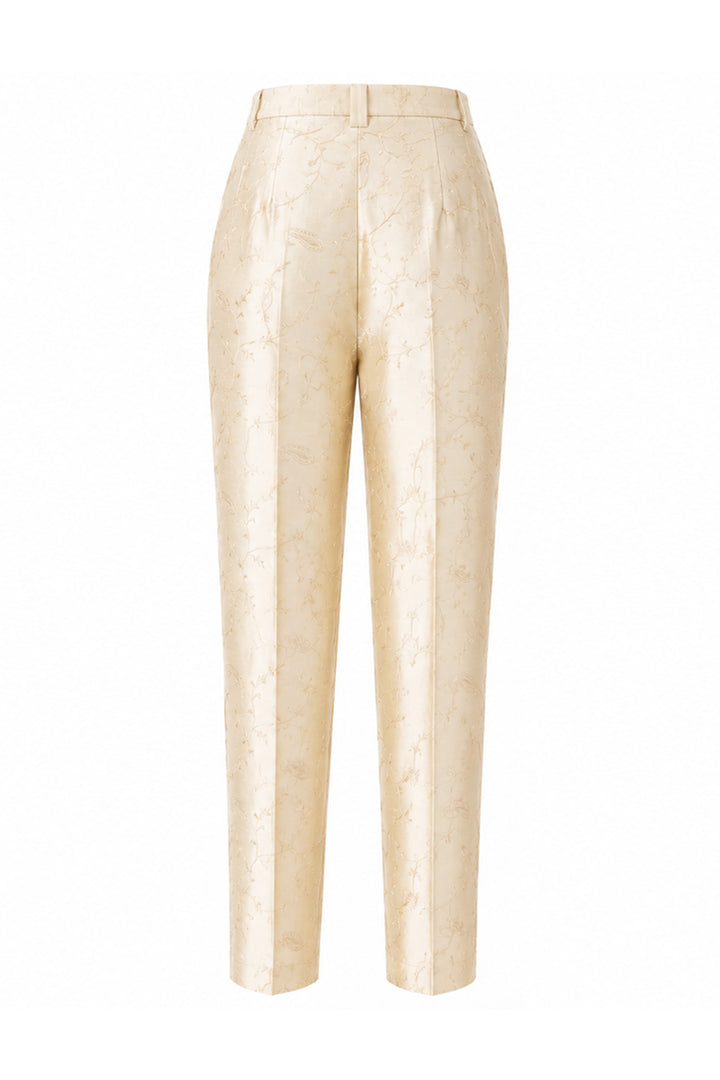 Atelier Silk Trousers in Ottoman Ivory