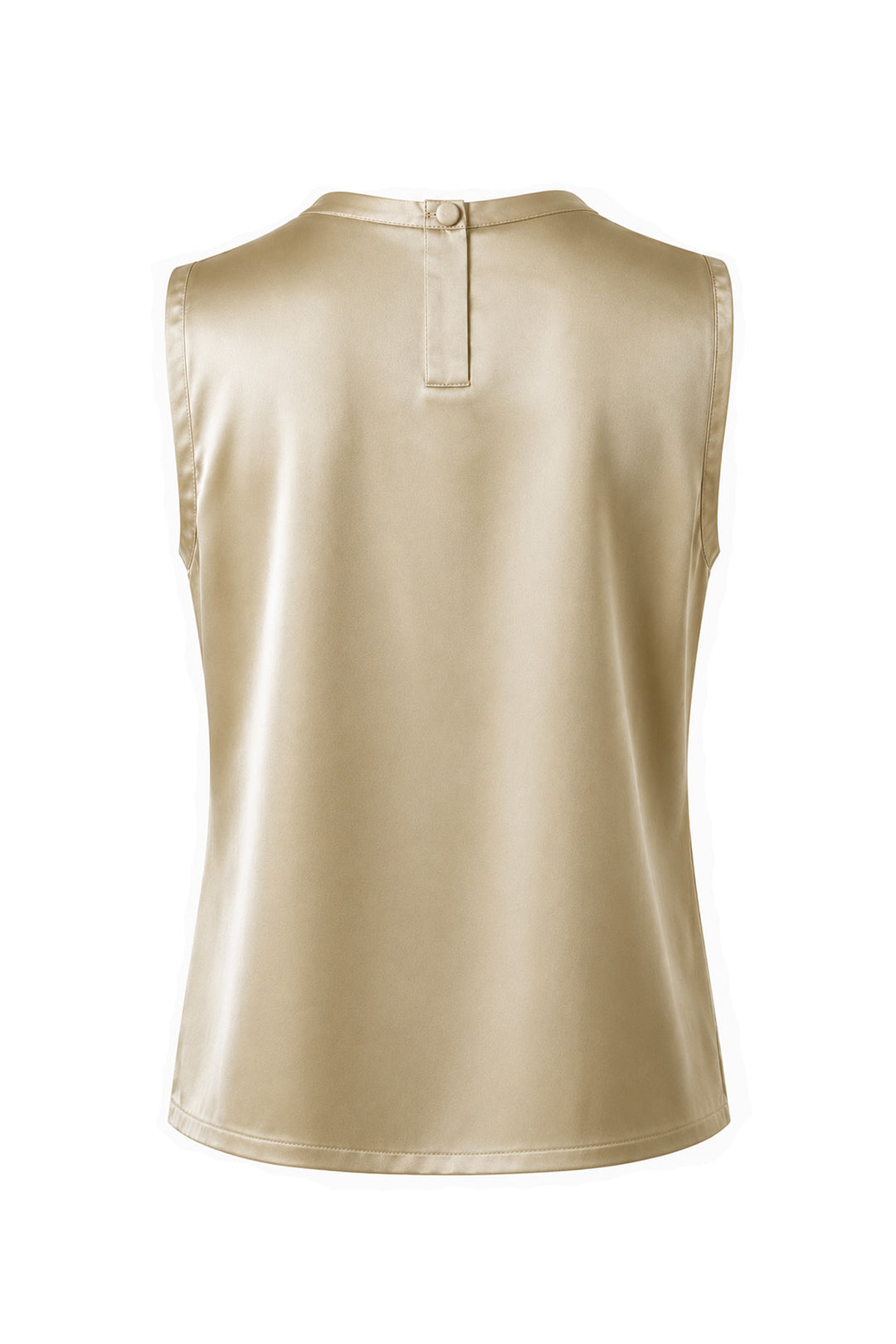 Willow Silk Top in Champagne