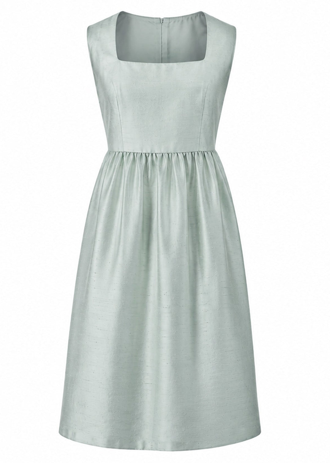 Lucie Silk Dress in Moon Dust