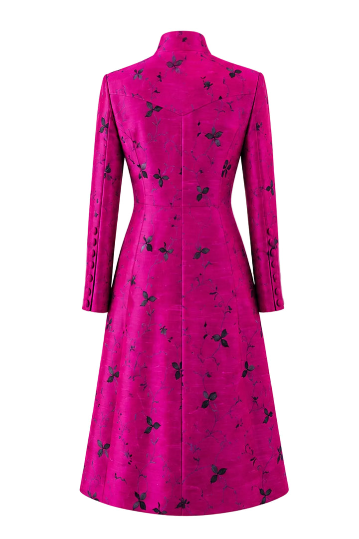 The Liberty Silk Coat in Burlesque