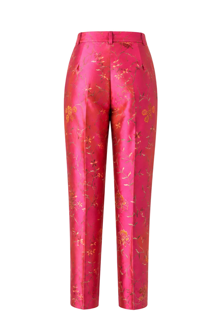 Atelier Silk Trousers in Schiaparelli Pink