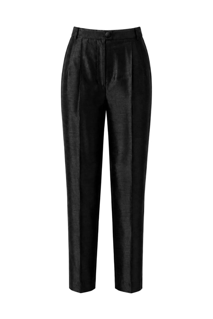 Atelier Silk Trousers in Liquorice