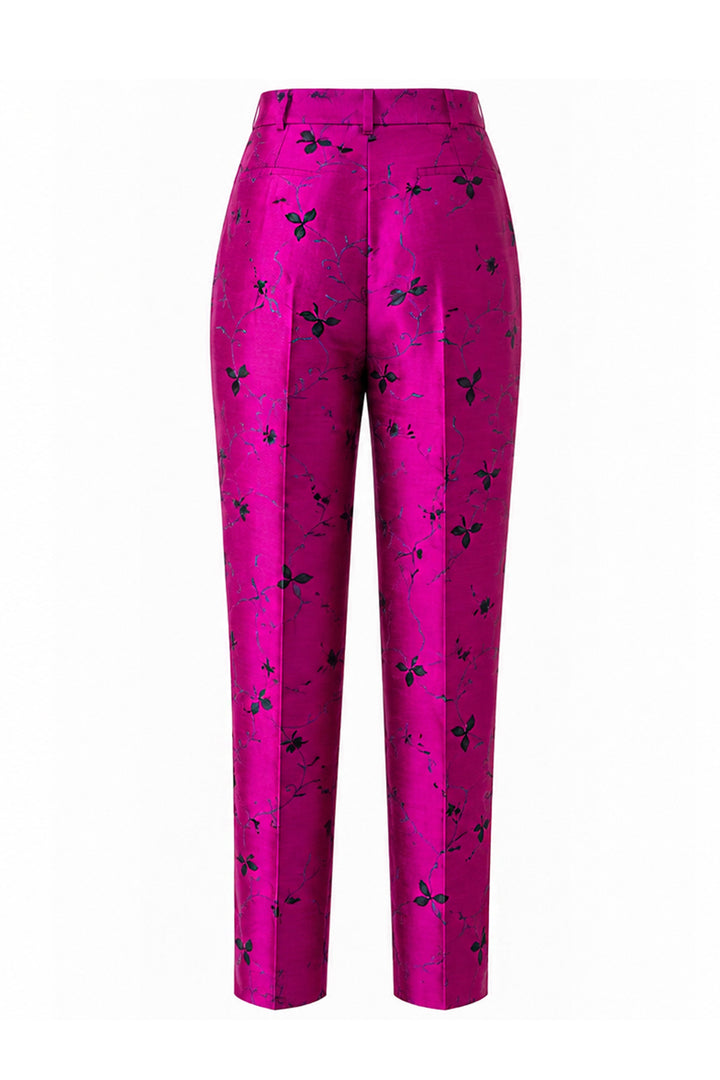 Atelier Silk Trousers in Burlesque