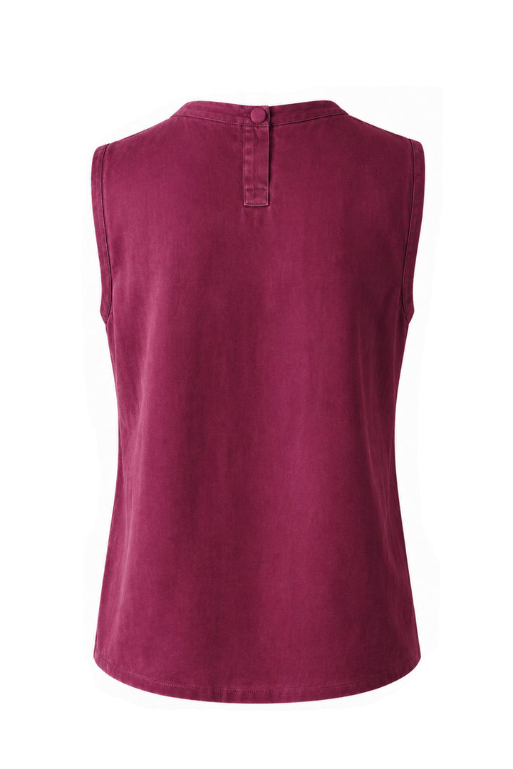 Silk Willow Top in Raspberry
