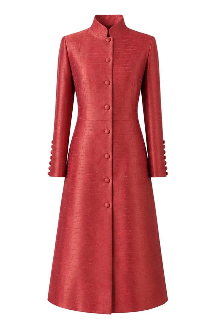 The Liberty Silk Coat in Dusk